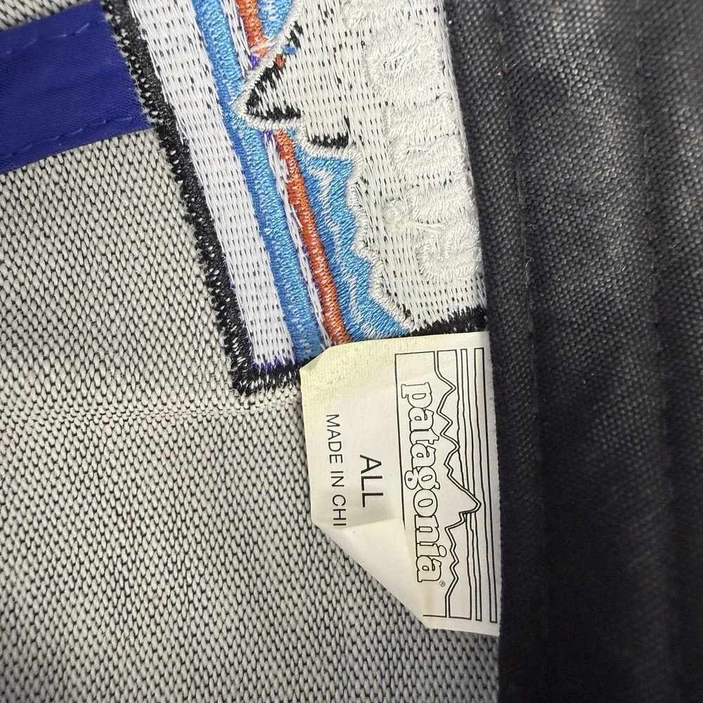Patagonia Trucker Hat Blue‎  Camo Snapback Mesh Cap Hat Size: All